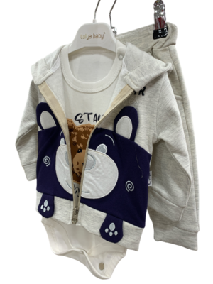 WAXOX ENSEMBLE gris, bleu & blanc, référence: 0811221658