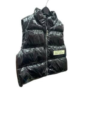 Waxox Gilet doudoune noir vernis stylé Référence : 1911221205