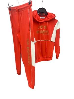 WAXOX Ensemble sport chic rouge et blanc  Référence : 1511221719