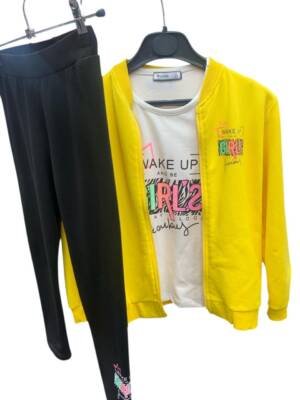 WAXOX Ensemble jaune casual 3 pièces référence : 0703231648