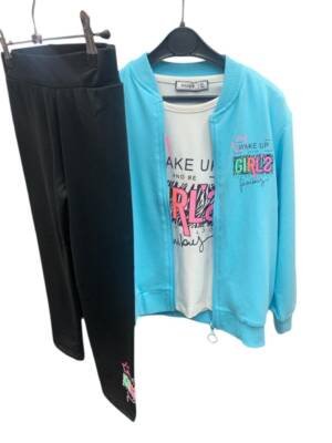 WAXOX Ensemble casual bleu 3 pièces référence : 0703231648