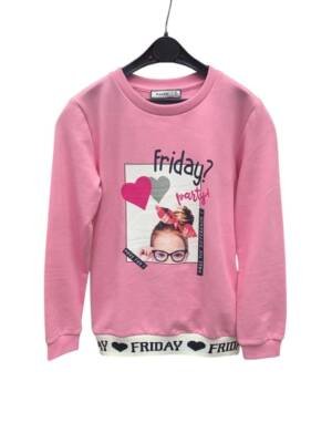 WAXOX Pull Friday Party rose Référence : 2311221722