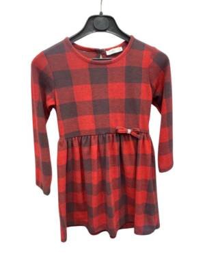 WAXOX Robe à gros carreaux Vichy rouge parfaite pour le printemps Référence : 1911221002