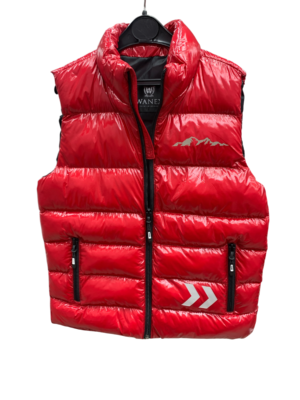 WAXOX Gilet enfant: rouge vernis simple, référence: 2611221750