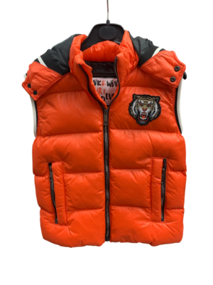 WAXOX Gilet enfant Wink & Wink : orange tigre, référence: 0902241707