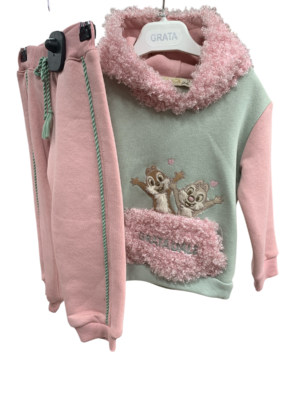 WAXOX ENSEMBLE Enfant : vert d’eau & rose, référence: 2811221315