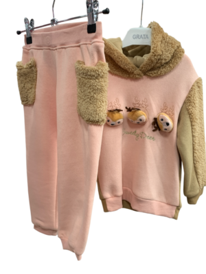 WAXOX ENSEMBLE Enfant : rose & beige, référence: 1911221534