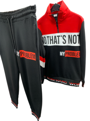 WAXOX ENSEMBLE : rouge, noir & blanc, référence: 2211221909