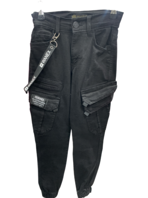 Jean enfant WAXOX : noir, référence 2611221659