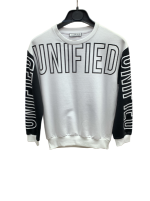 Pull enfant WAXOX Unified : noir & blanc, référence 3001231829