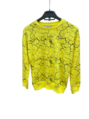 Pull enfant WAXOX : jaune & noir, référence 3001231816