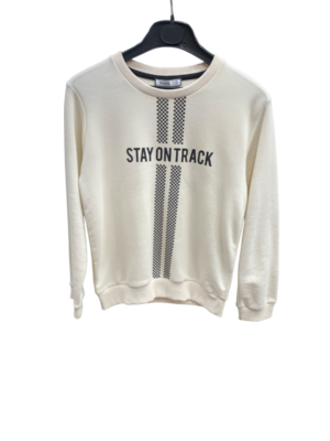 Pull enfant WAXOX  : blanc / crème, référence 1511221158