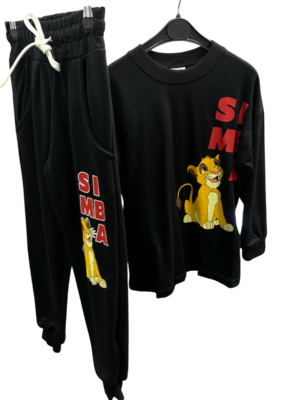 Ensemble Pyjama Simba Roi Lion – noir, référence 0102231438